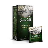 Чай черный Greenfield Earl Grey Fantasy в пакетиках 25 шт